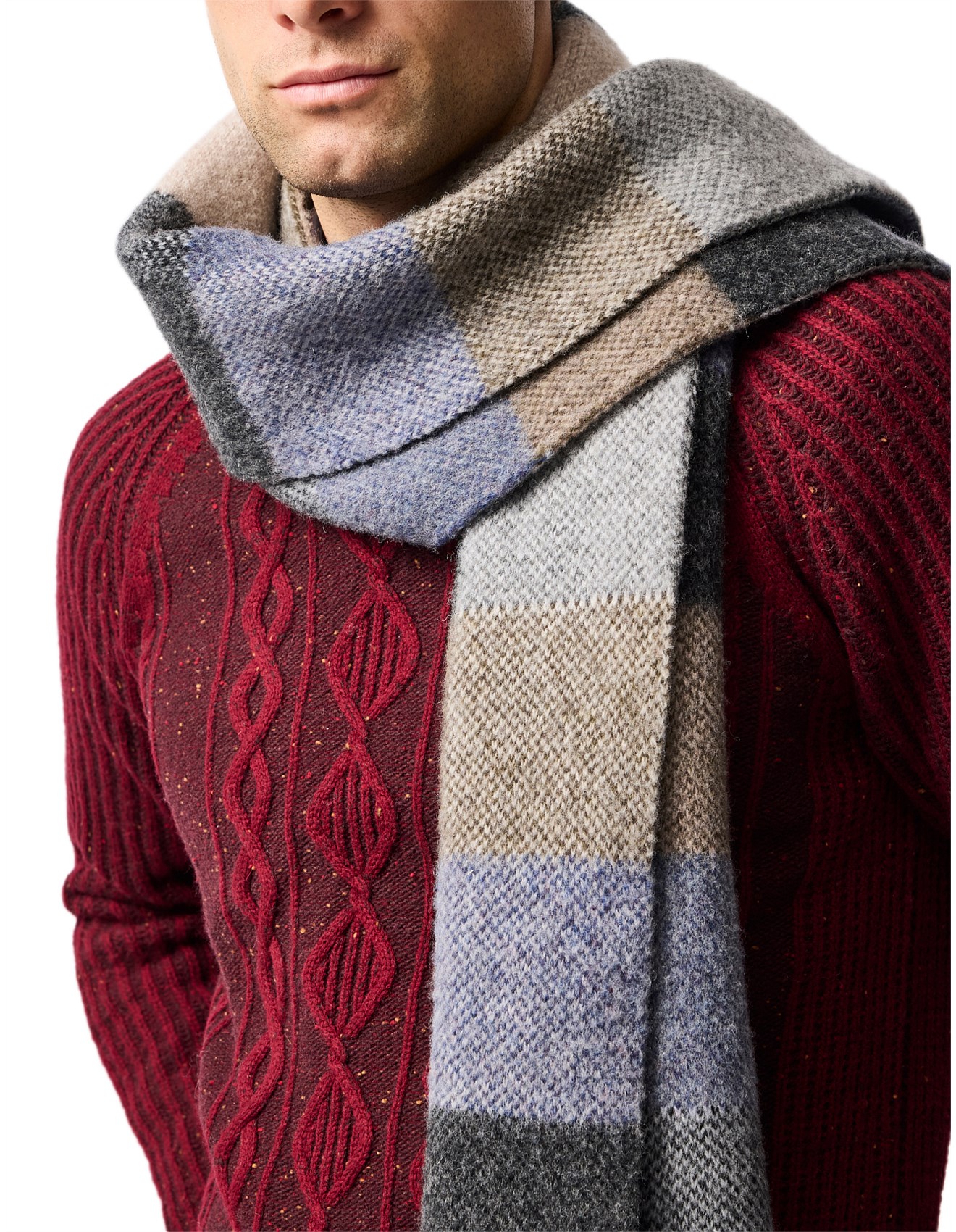 Rodd & Gunn Doves Bay Knit -Burgundy | David Jones