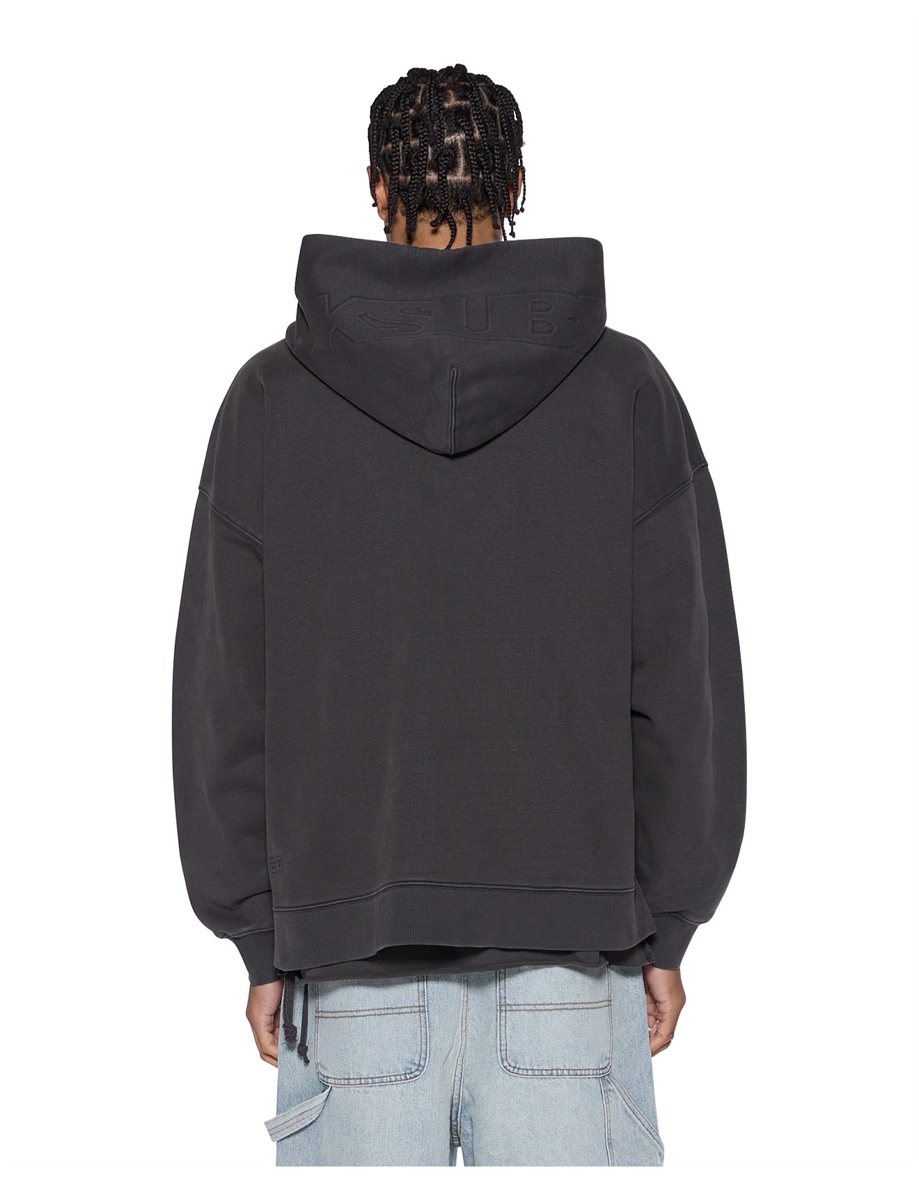 Ksubi Intruder Eckcess Hoodie Faded Black | David Jones
