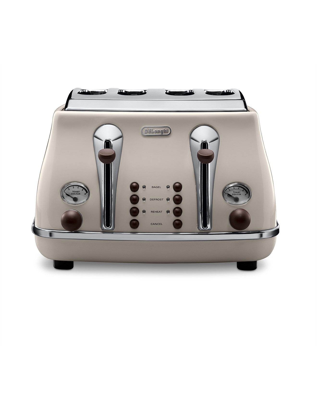 Delonghi Icona Vintage Slice Toaster Kettle Breakfast Pack