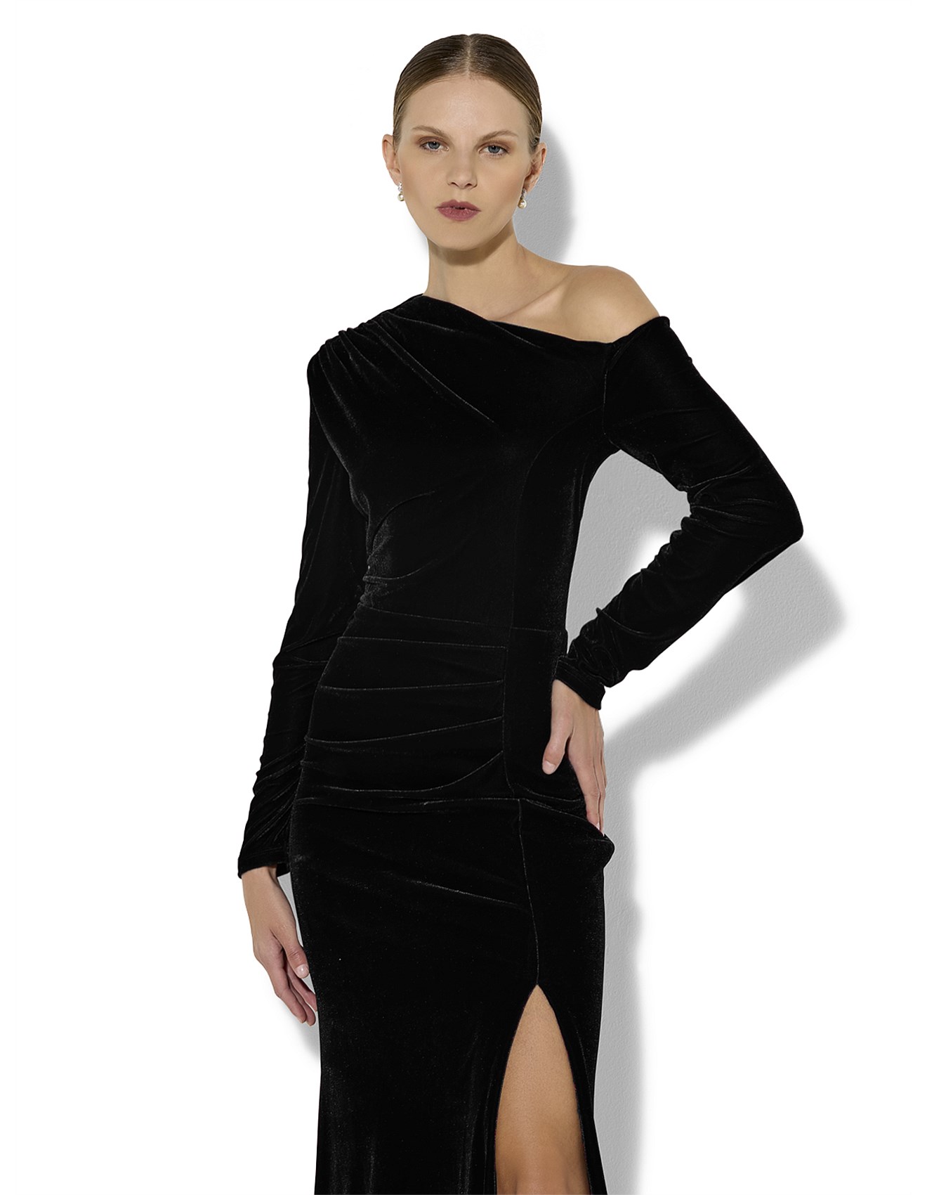 未使用 TIGHTBOOTH DWAYNE VELOUR LONG SLEEVE soldout! _ TBPR 2022秋冬 FW22-SW04 DWAYNE VELOUR LONG SLEEVE