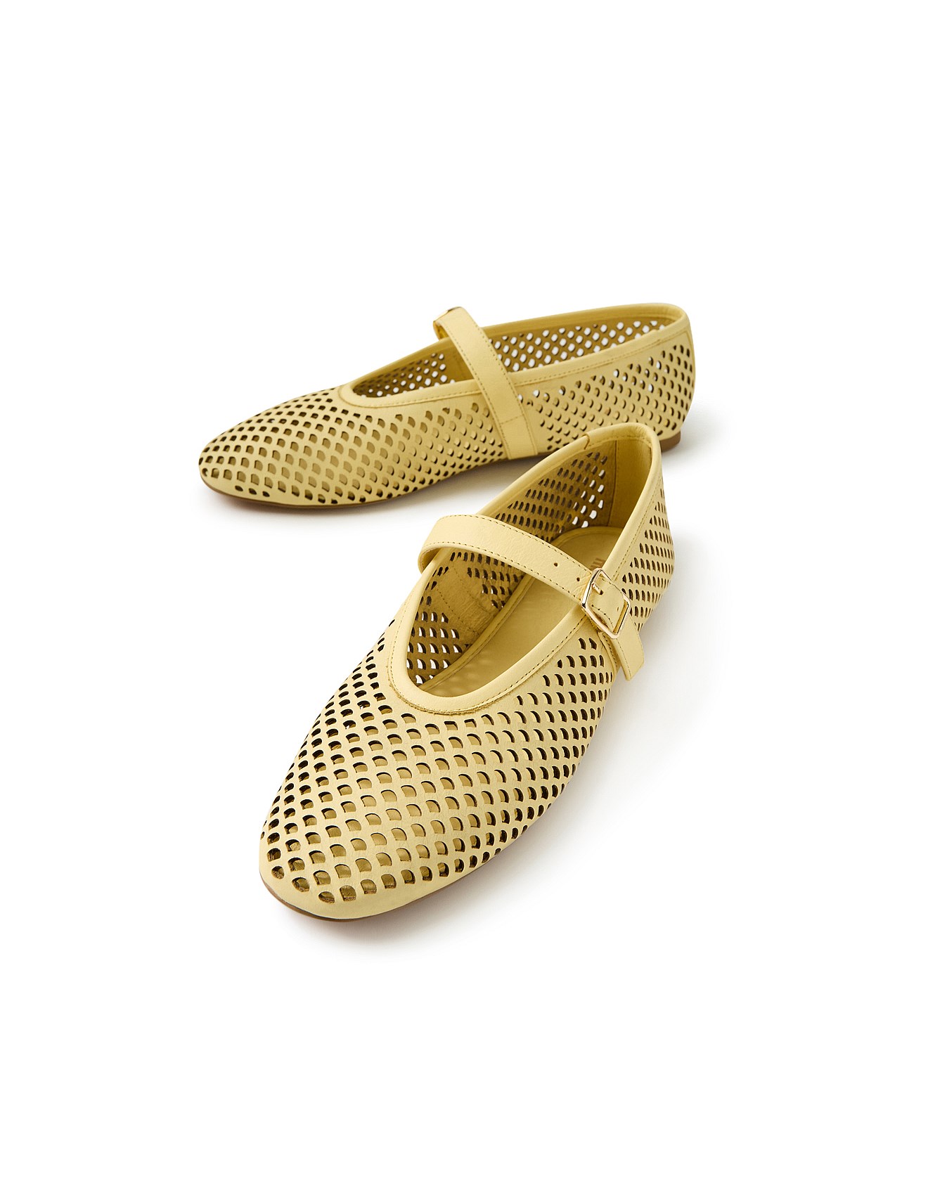 Mollini Elony Butter Leather Ballet Flats David Jones