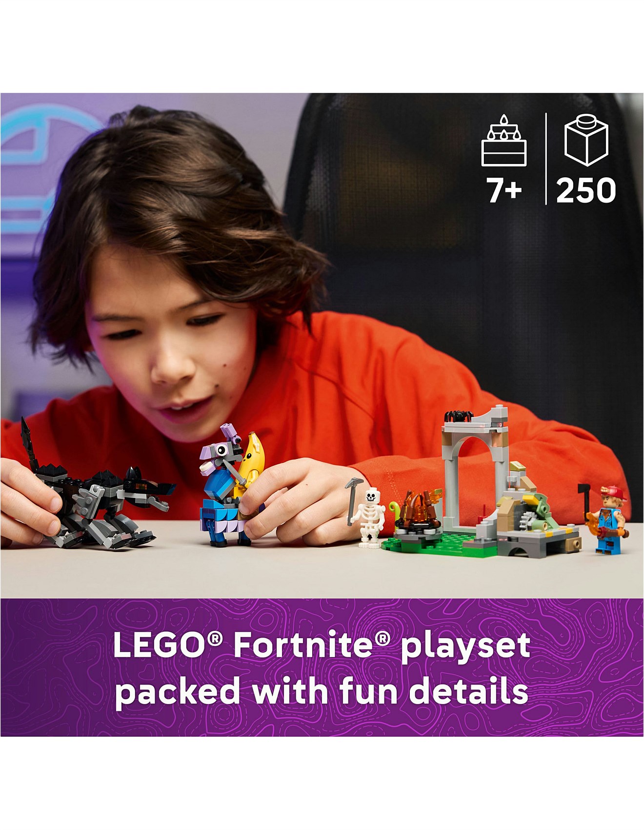 Lego Lego Fortnite Peely Sparkplugs Camp 77075 David Jones