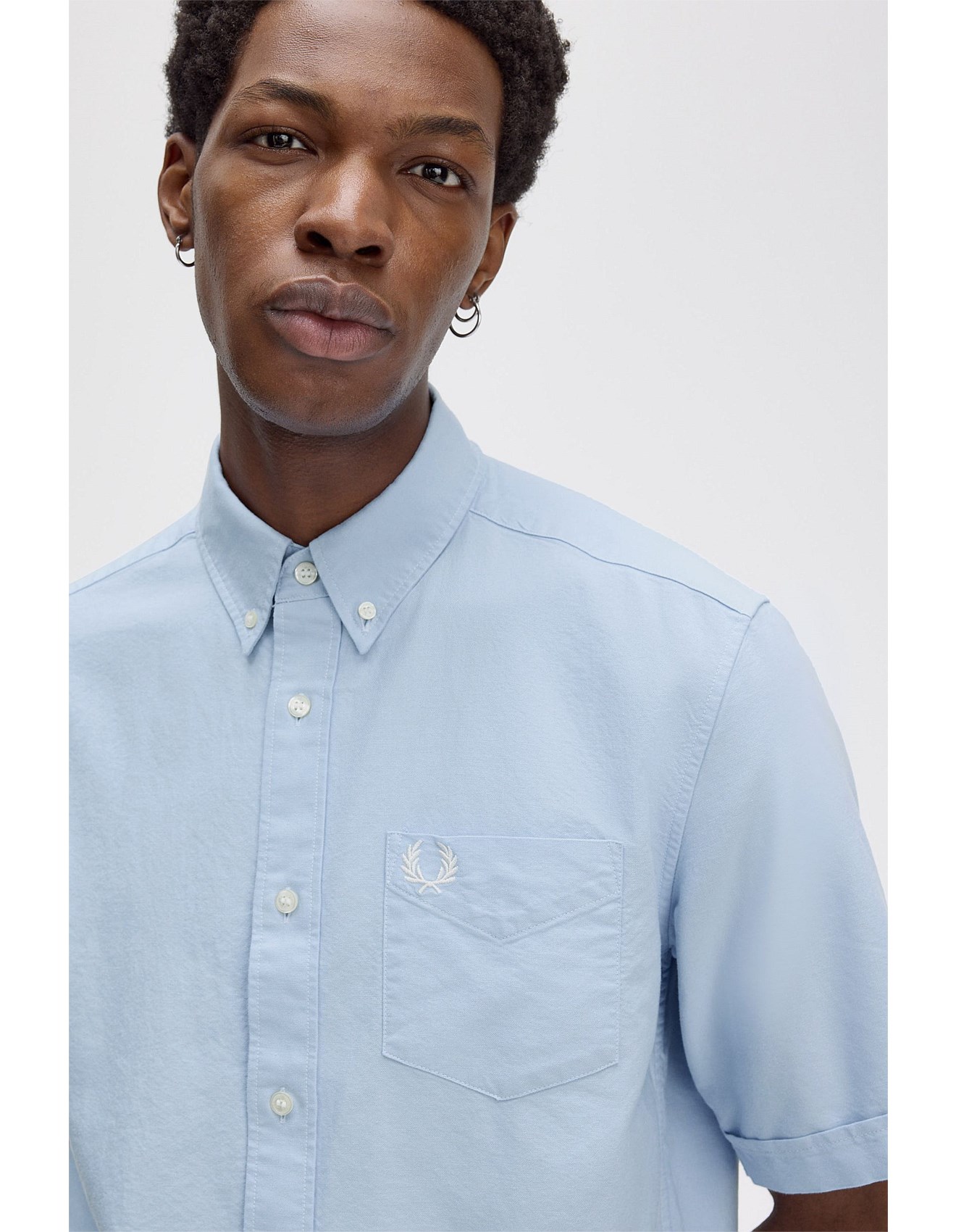 Fred Perry Short Sleeve Oxford Shirt | David Jones