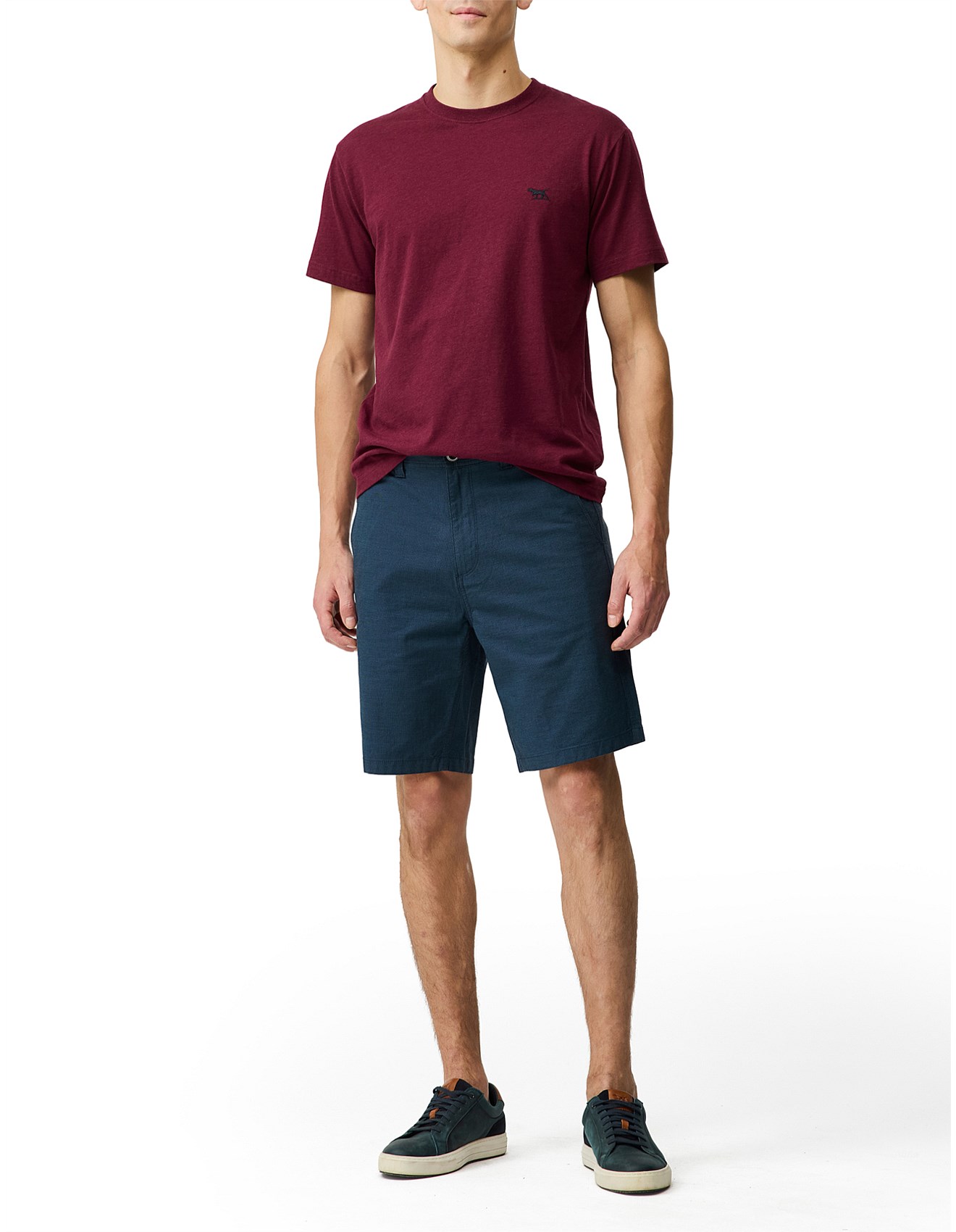 Rodd & Gunn the Gunn Tee 2.0 -Oxblood | David Jones