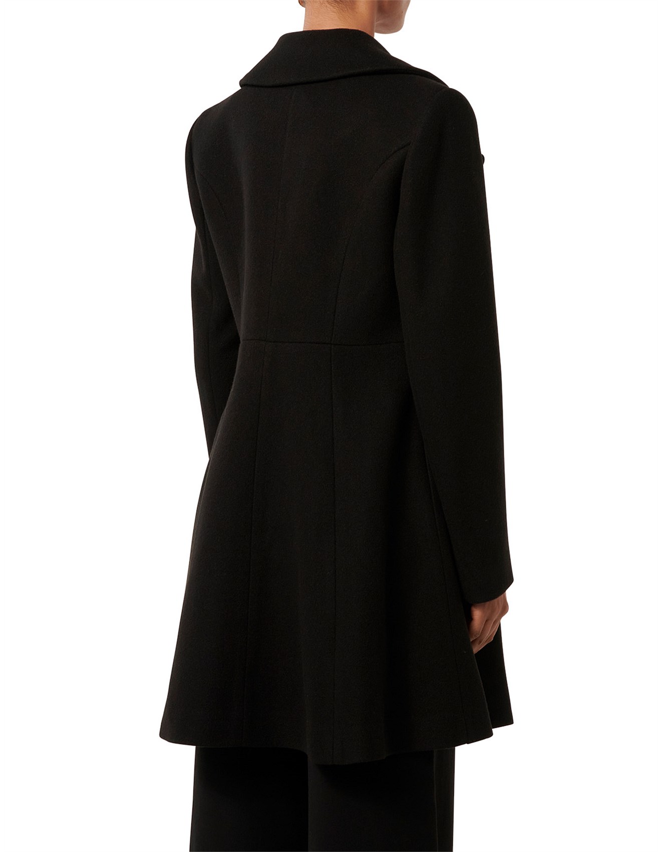 Forever New Esther Petite Fit and Flare Coat | David Jones