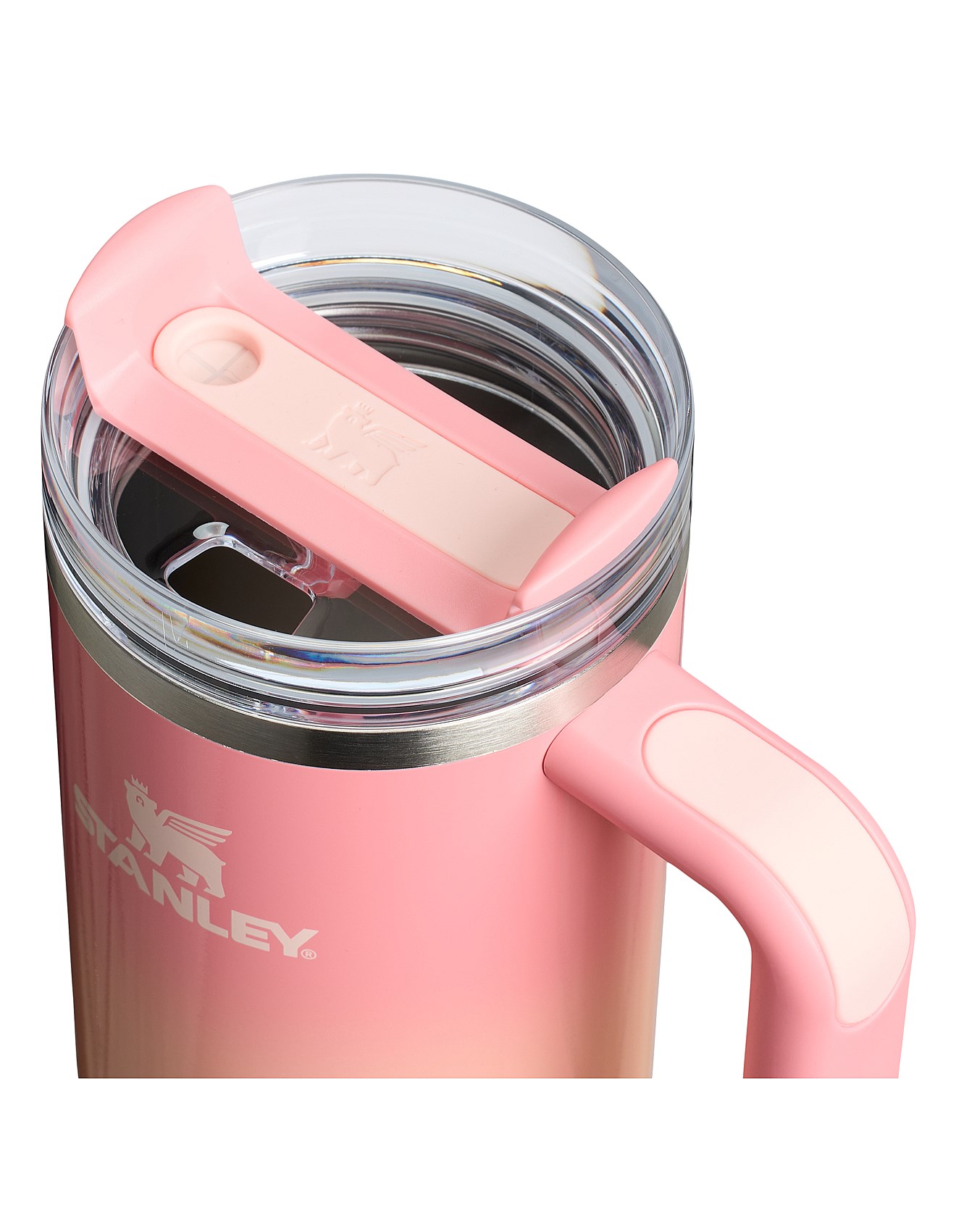 Stanley Quencher H2.0 Flowstate Tumbler 30oz Pink Mesa Sunset