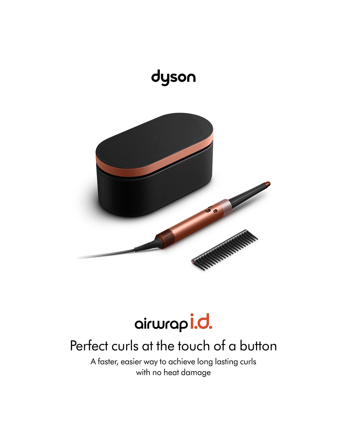 Dyson Airwrap I.d Multi Styler & Dryer Amber Silk & Pink Champagne