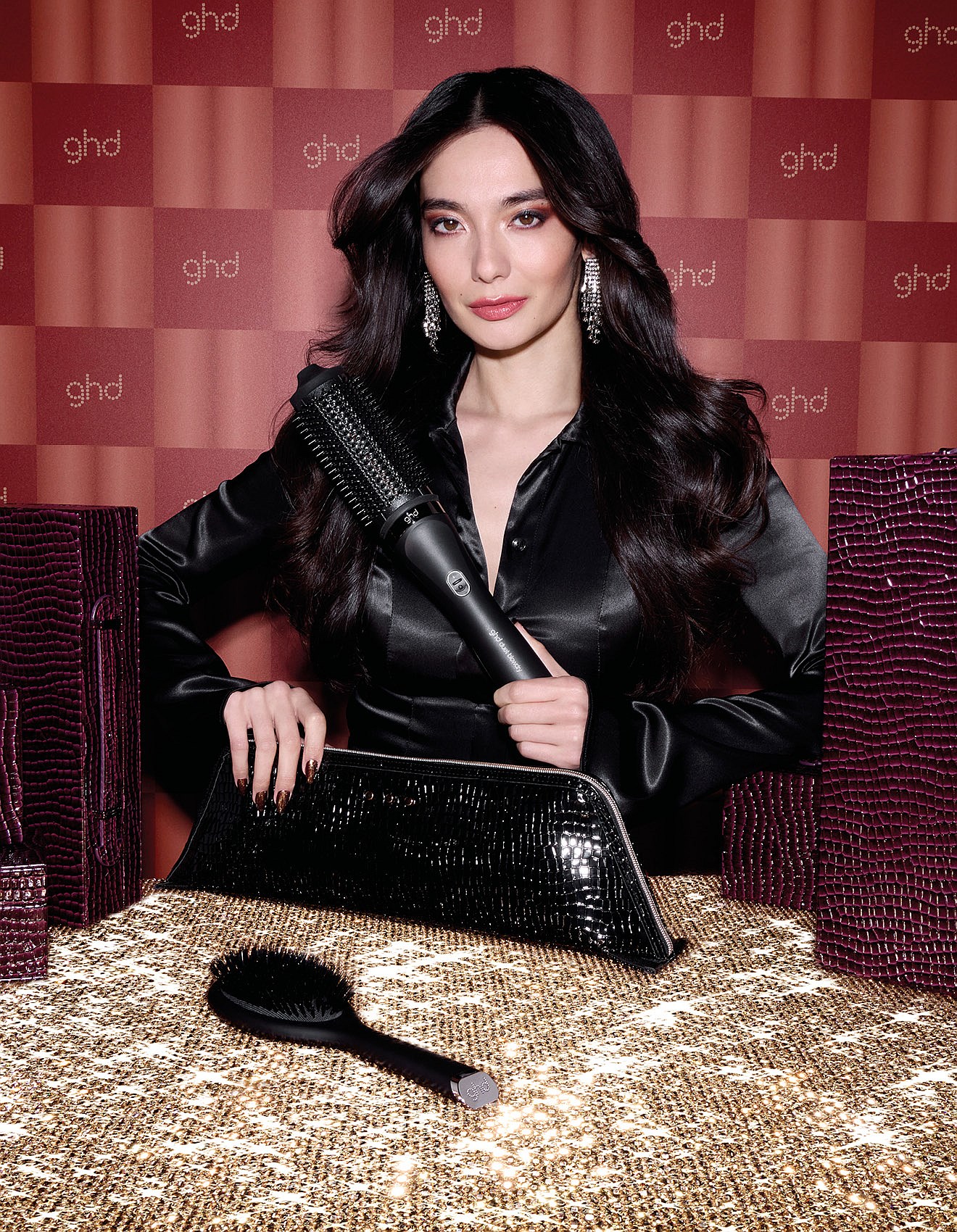 Ghd Duet Blow Dry Hair Dryer Brush Gift Set | David Jones