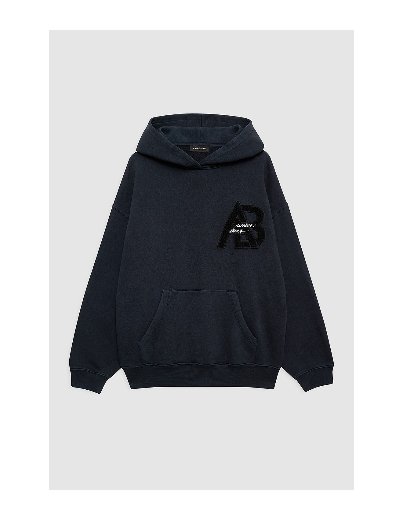 Anine Bing Jaci Hooded Sweatshirt Letterman | David Jones