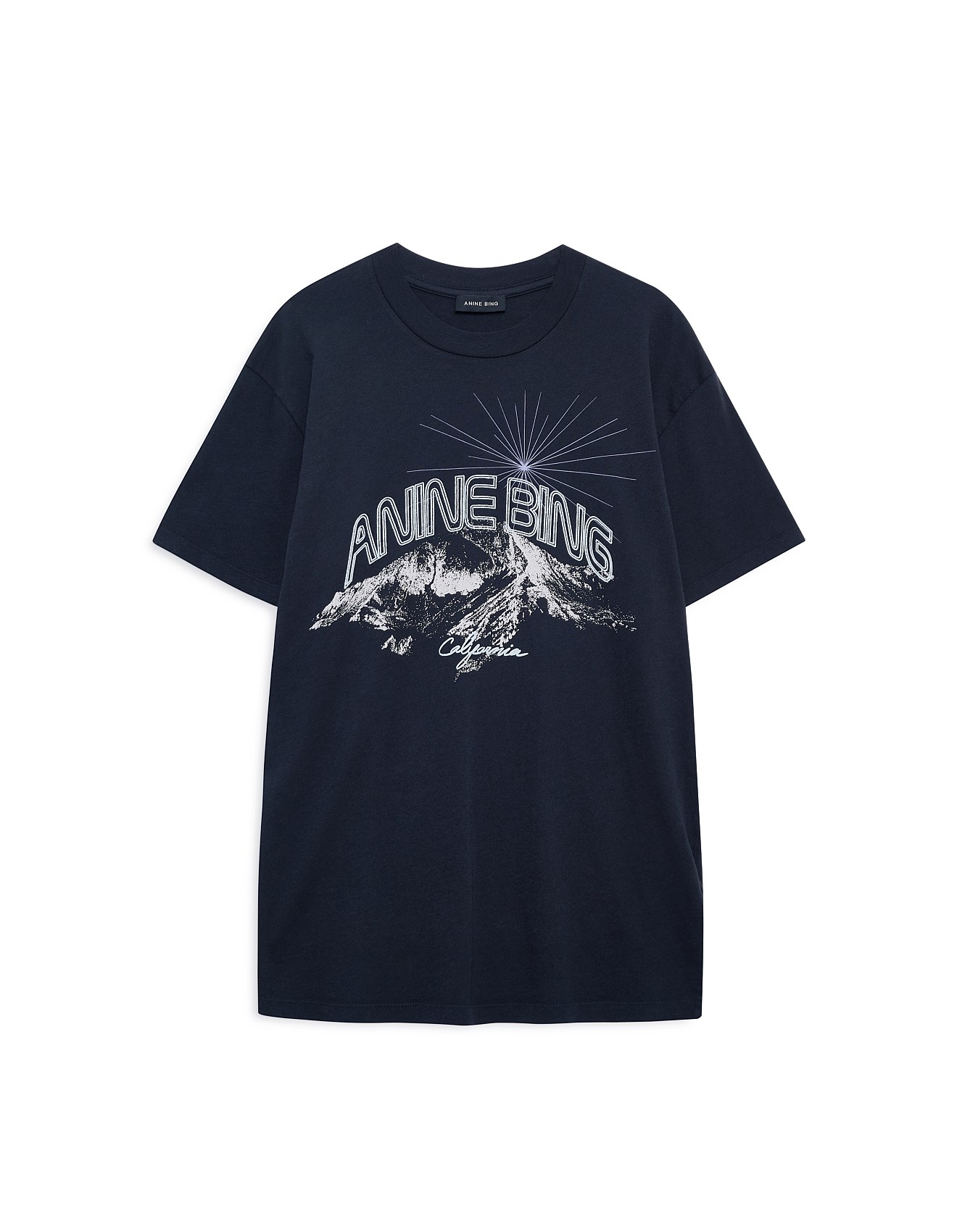 Anine Bing Walker Ss Tshirt California | David Jones