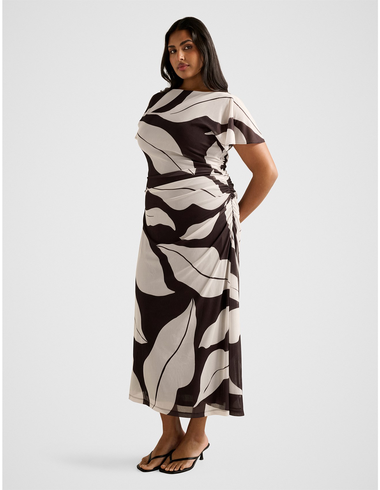 Forever New Trish Curve High Neck Jersey Dress David Jones