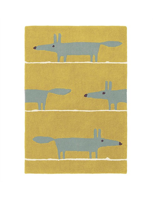 Scion Scion Mr Fox Mustard Rug 180x120cm | David Jones