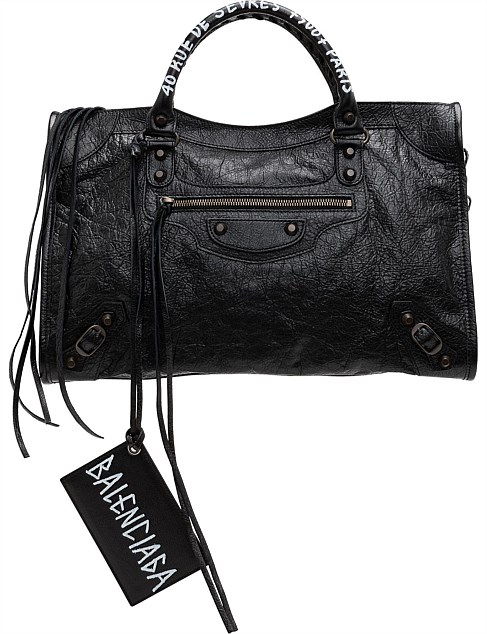 balenciaga graffiti city bag