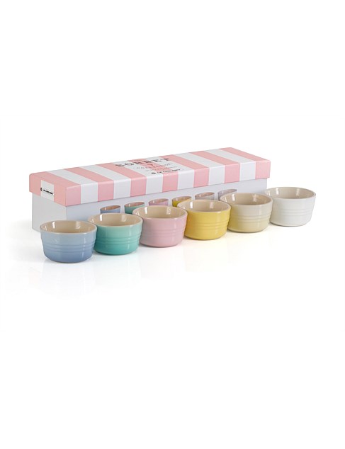Le Creuset Le Creuset Sorbet Mini Ramkin Set 6 | David Jones