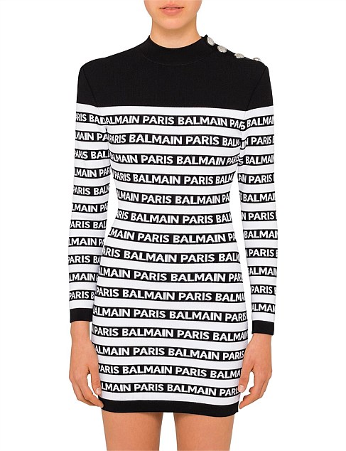 balmain sweater dress