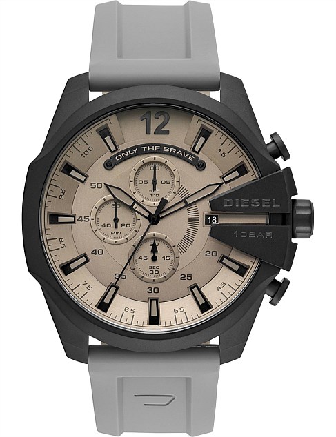 diesel mega chief grey watch