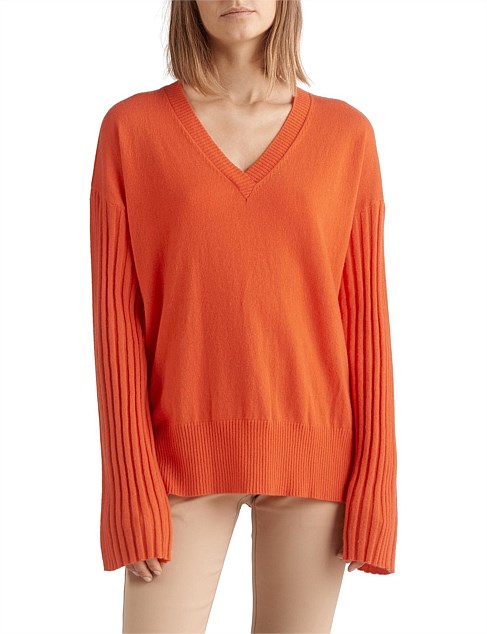 Dion Lee Corrugated Pleat Cashmere Sweater | David Jones