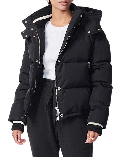 Ena Pelly Cropped Puffer Jacket David Jones