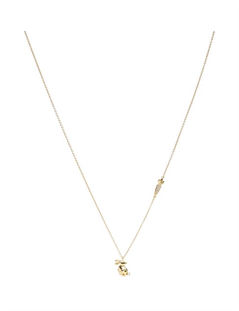 Mimco Ruby Rabbit Necklace | David Jones