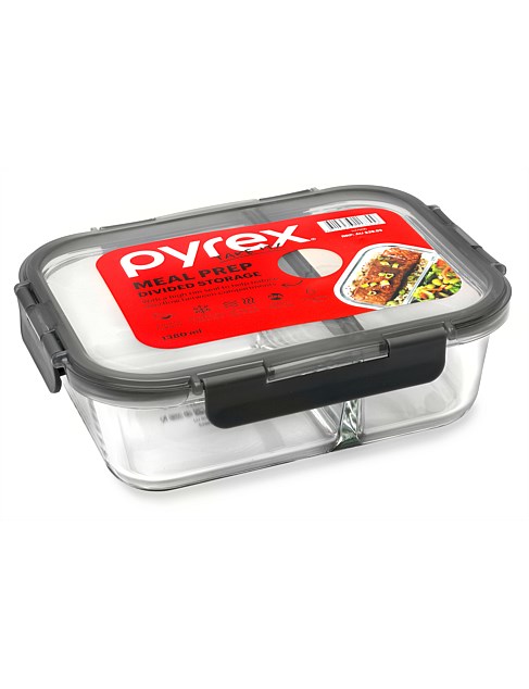 Pyrex Pyrex Meal Prep Divided Storage 1380ml | David Jones