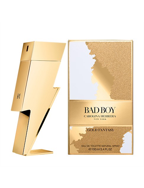 Carolina Herrera Bad Boy Gold Fantasy Collector Edt 100ml | David Jones