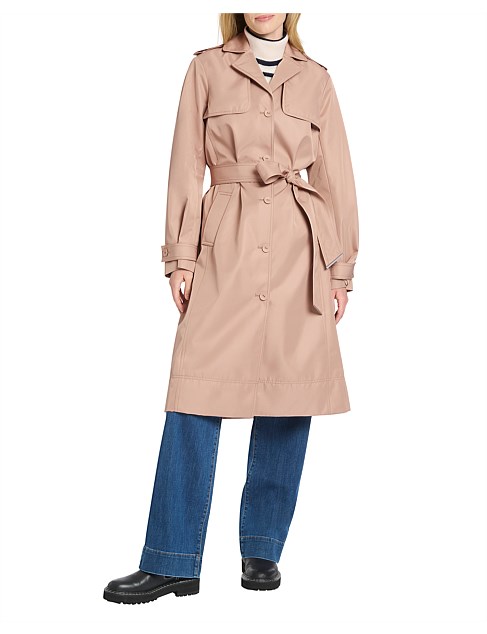 JACK & JONES Trench Coat JXCARLIE Trench Coat Dusty Olive S Dusty Olive S