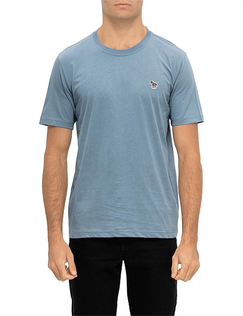 Ps By Paul Smith Mens Regular Fit T-shirt Zebra Badge | David Jones