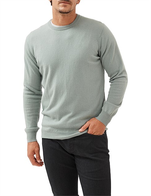 Rodd & Gunn Queenstown Sweater -Sage | David Jones