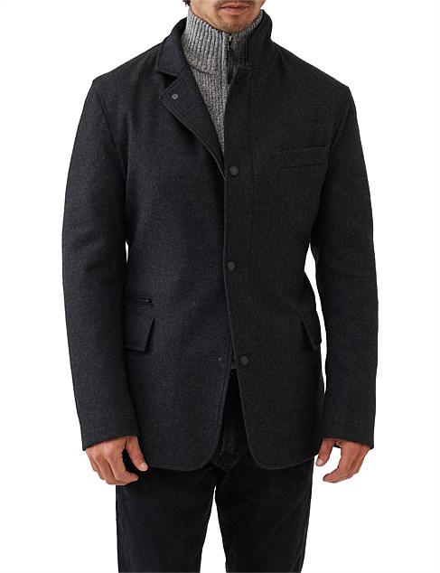 Rodd & Gunn Longbush Jacket -Graphite | David Jones