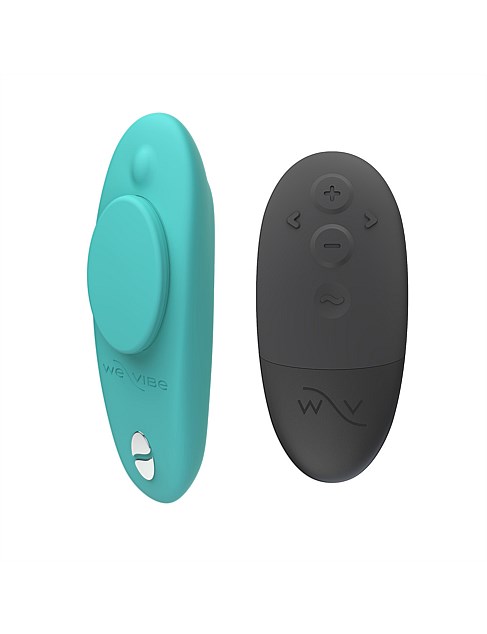 We-vibe Moxie+ Wearable Clitoral Knicker Vibratotor -Aqua | David