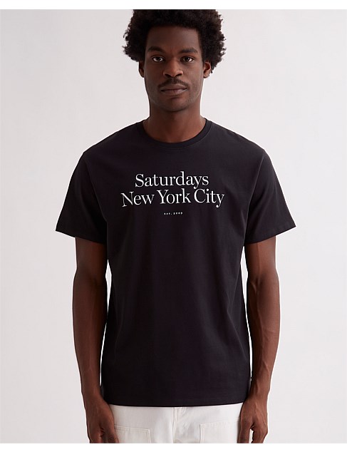 Saturdays Nyc Miller Standard Short Sleeve T-shirt | David Jones