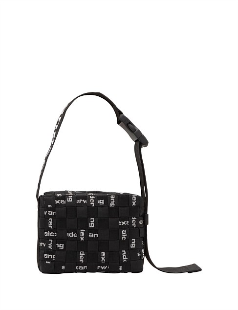 Alexander wang バッグ Punch Tote Bag in Crackle Patent Leather in BLACK | alexanderwang®