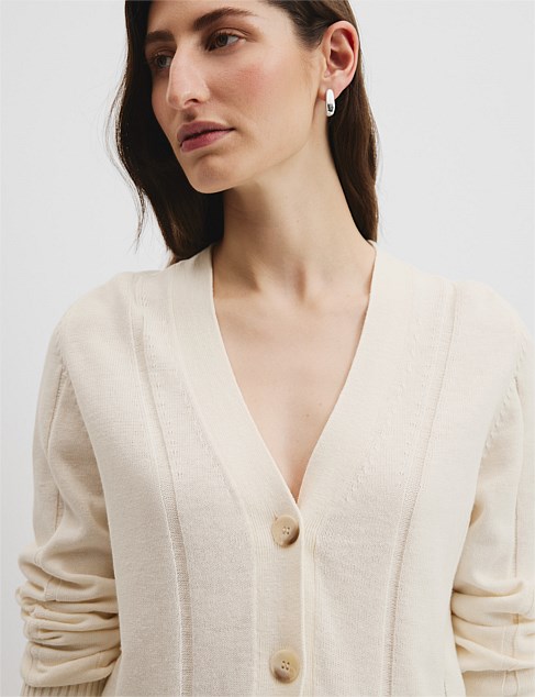 トップス RIGID SEA COTTON Cardigan - RAW トップス RIGID SEA COTTON