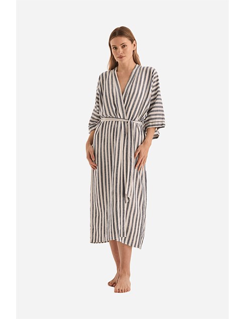 Gingerlilly Linen Robe | David Jones