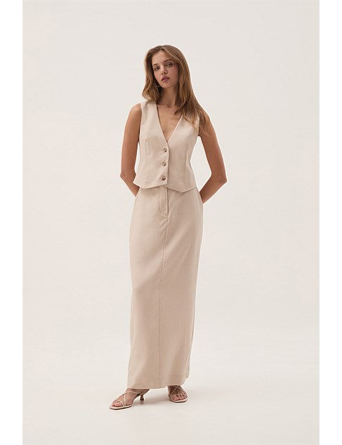 Aje Studio Lucine Column Skirt | David Jones