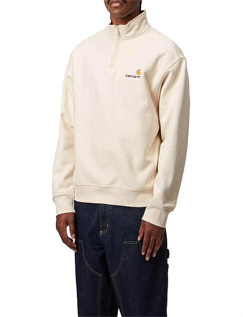 Carhartt Wip Half Zip American Script Sweater | David Jones
