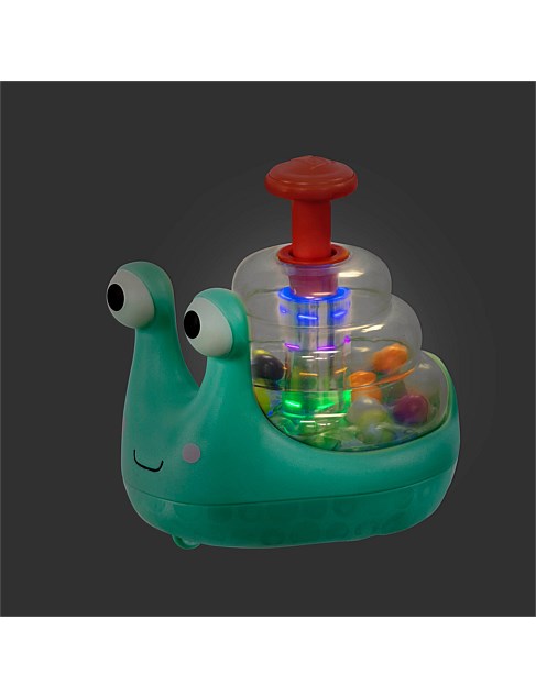 Toys Rolling Light-up Snail Popper David Jones