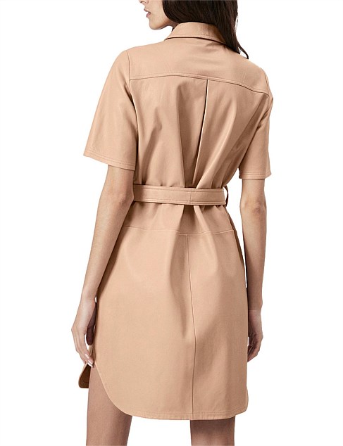 Witchery: Dresses, Skirts & Sale | David Jones - Leather Shirt Dress