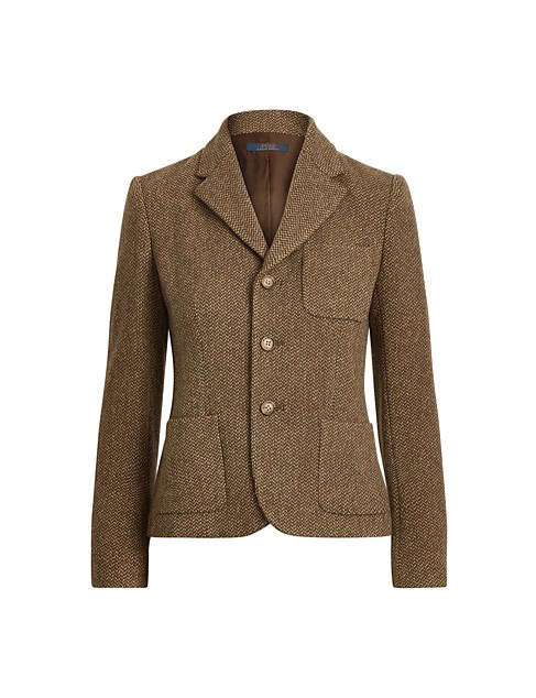 Polo Ralph Lauren Single-breasted Tweed Blazer | David Jones