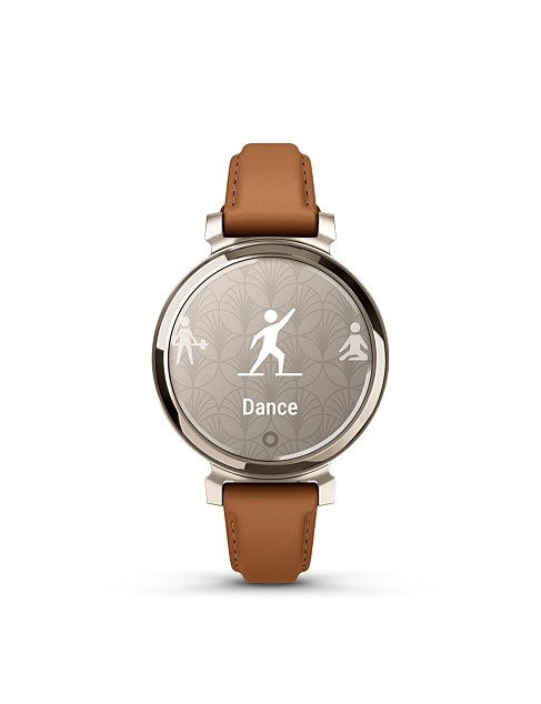Garmin Lily® 2 Classic Cream Gold Tan Watch | David Jones