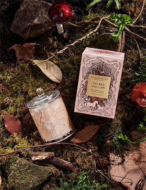 グラスハウス キャンドル 380g sacred hollow Glasshouse Fragrances Sacred Hollow Candle 380g | David Jones