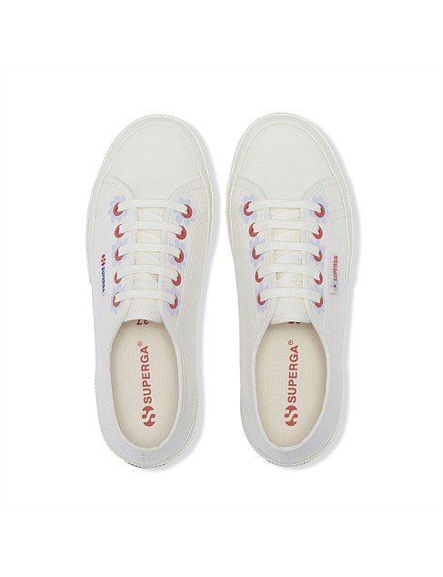 Superga Women's 2790 Candy Big Eyelets Sneakers - Colorful Platform Canvas Shoes With Crepe Sole