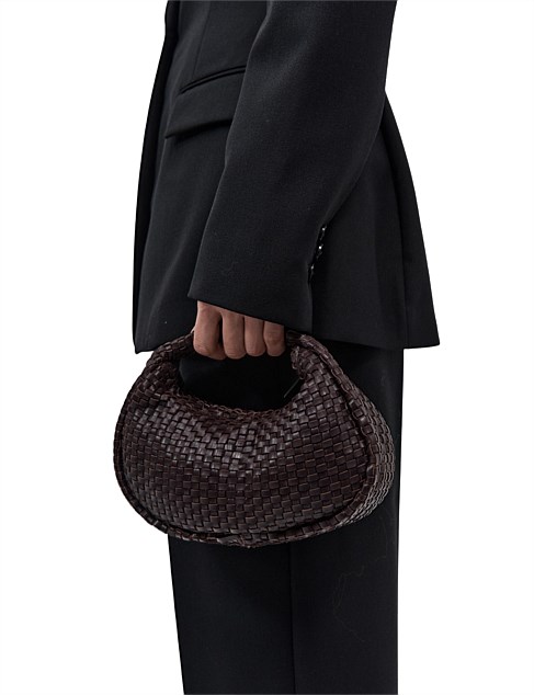 St Agni Lattice Weave Mini Bon Bon Bag | David Jones