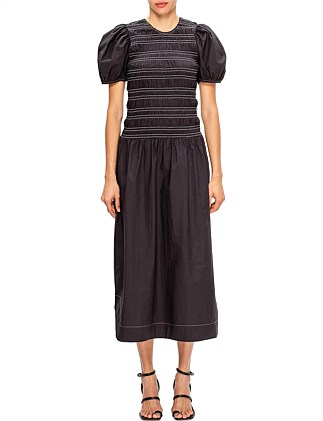 organic cotton smock dress