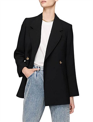 Anine Bing Kaia Blazer Black | David Jones