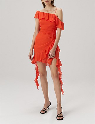 ワンピース Misha & Puff ruffle dress 2y MISHA & PUFF RUFFLE SLEEVE DRESS (2-8Y)