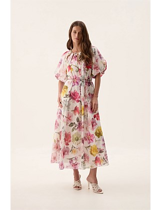 Aje Fleur Midi Dress Size 8/S - Image 1