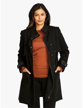 Ping Pong Ponte Coat | David Jones