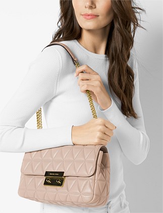 Michael Kors Sloan Large Quilted Shoulder Bag David Jones