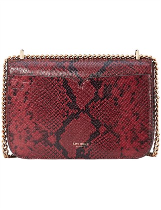 Kate Spade New York Nicola Snake Embossed Twistloc Medium Chain